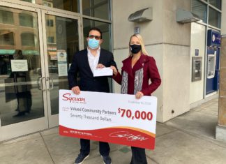 Sycuan Casino Resort Donates More than $70,000 to 21 Charities Sycuan Casino Resort Donation