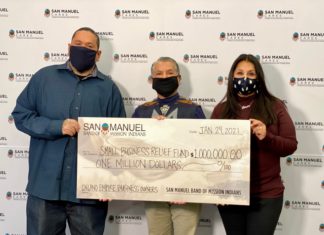 Southern California Tribe Gives $1 Million to Hard Hit Small Businesses San Manuel Business Committee