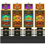 Aristocrat introduces Fu Dai Lian Lian Boost Peacock and Boost Tiger on the new MarsX Portrait Cabinet Aristocrat Fu Dai Lian Lian Boost Peacock and Boost Tiger