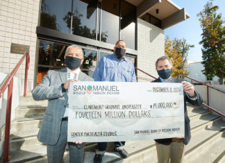 San Manuel Band of Mission Indians Gifts $14 Million to Claremont Graduate University San Manuel Claremont Graduate University