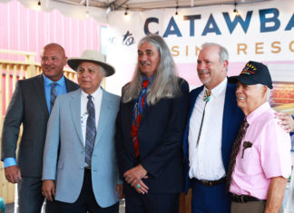 Catawba Nation Celebrates Opening of Catawba Two Kings Casino Pre-Launch Facility Chief Harris and Catawba Council