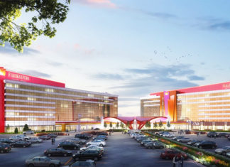 FireKeepers Expansion Opens With Nik Wallenda Tight Rope Walk