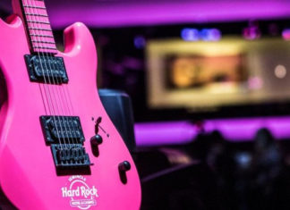 Hard Rock Kicks Off Annual Pinktober Breast Cancer Campaign Seminole Hard Rock Pinktober fender