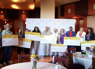 Chukchansi Gold Donates $52,350 to Nine Local Non-Profits at Chukchansi Cares Celebration Event Chukchansi Cares donation ceremony