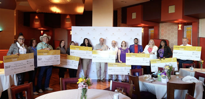 Chukchansi Cares donation ceremony Chukchansi Cares donation ceremony