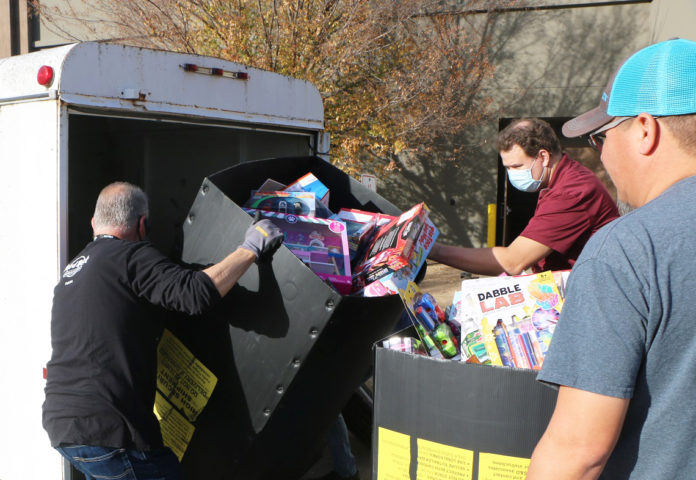 Hard Rock Tulsa toy donation