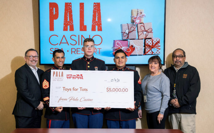 Pala Toys for Tots Donation