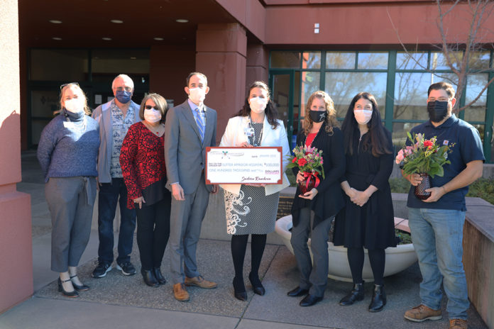 Sutter Amador Hospital Donation