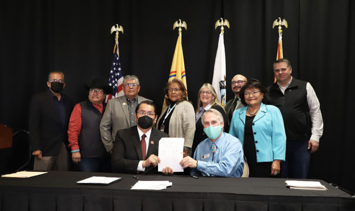 Navajo Nation President Nez and Coconino County Officials Navajo Nation President Nez and Coconino County Officials