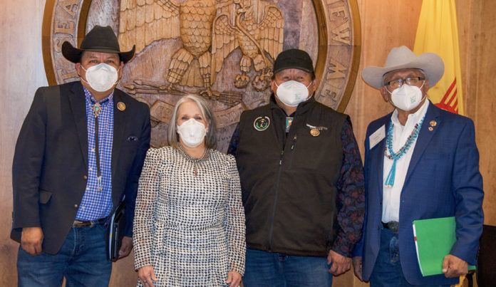 Navajo Nation w/Gov. Grisham Navajo Nation w/Gov. Grisham