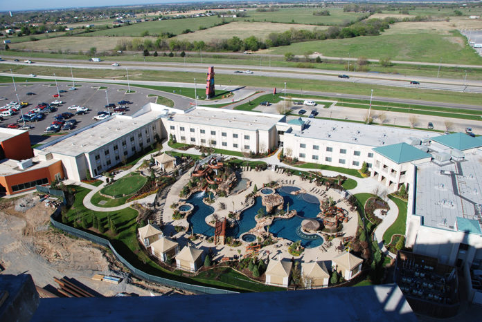 Choctaw Inn aerial view