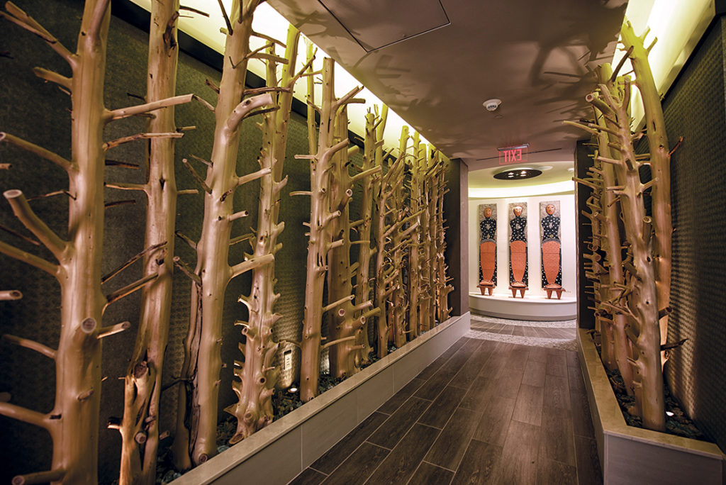 Downstream Spa Tree Hallway