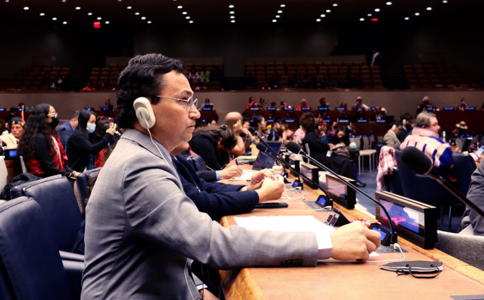 Chief Hoskin at United Nations