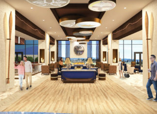 ilani Celebrates Fifth Anniversary With Topping Off Ceremony for Luxury Hotel Tower ilani hotel lobby rendering