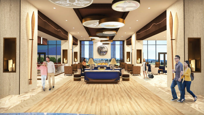 ilani hotel lobby rendering