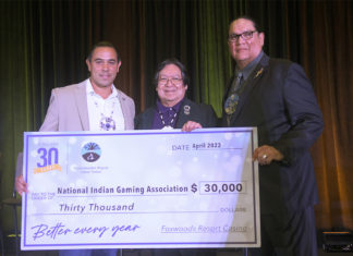 Foxwoods Resort Casino Donates $30,000 to Indian Gaming Association Foxwoods IGA Donation