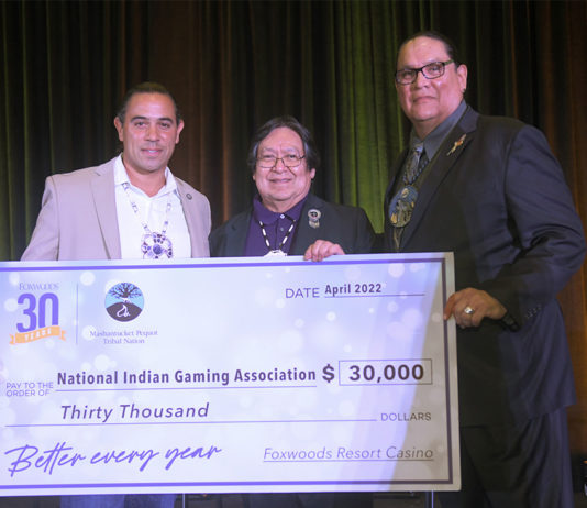 Foxwoods Resort Casino Donates $30,000 to Indian Gaming Association Foxwoods IGA Donation