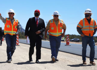Expansion and Reconstruction of Navajo Route 12 Expected To Finish in June Navajo Route 12 Visit