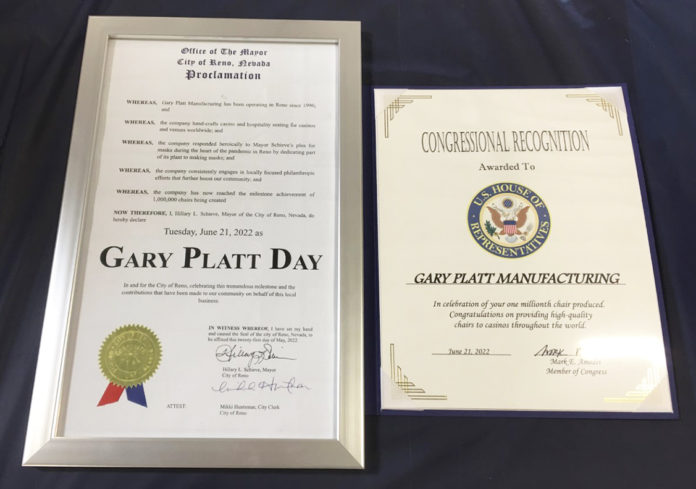 Gary Platt Certificate