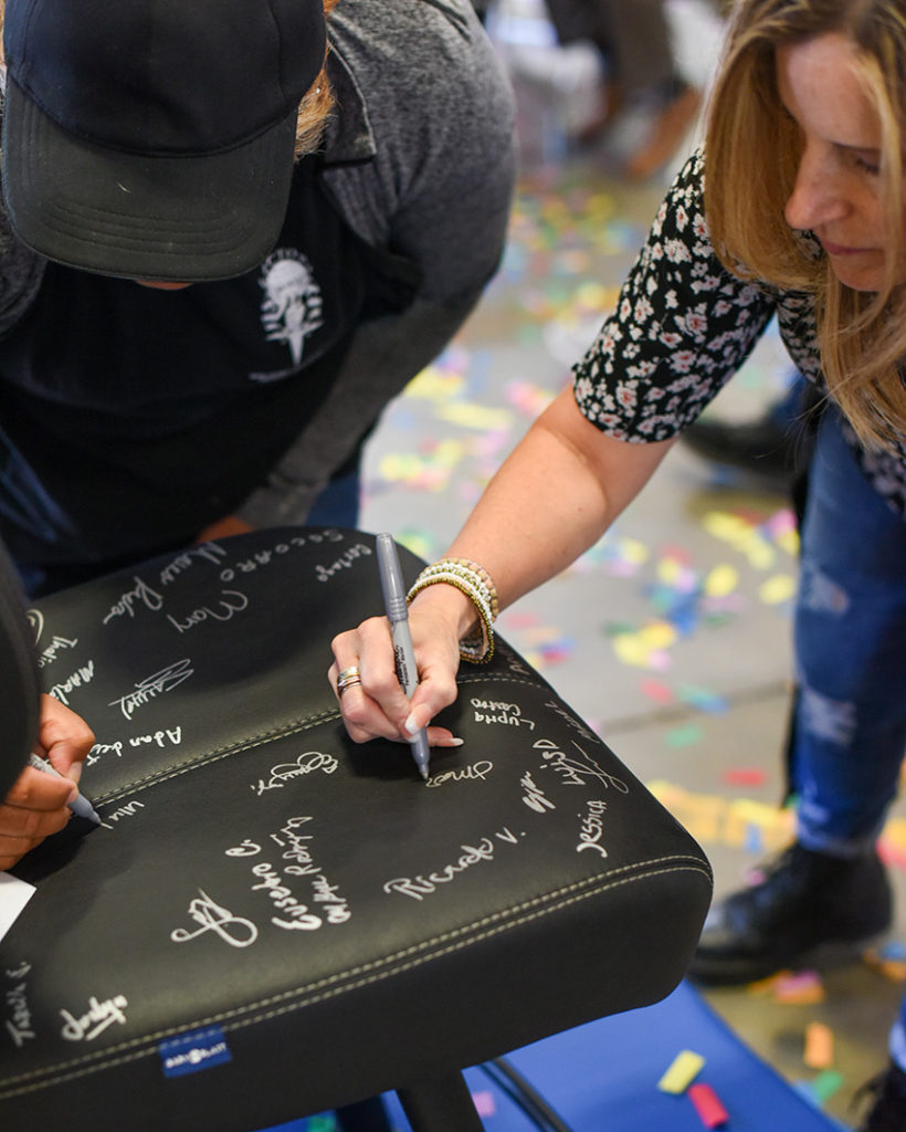 Gary Platt Chair Signing