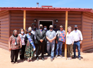 Vietnam War Veteran Receives New Home Through Navajo Veterans Housing Program Navajo War Veteran Home
