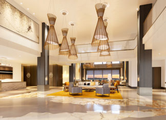 Red Hawk Casino Celebrates Topping Off of Hotel Construction Red Hawk Lobby