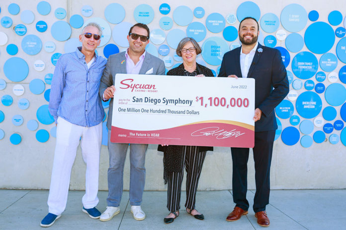 Sycuan Symphony Check Presentation