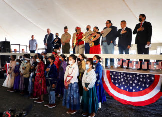Navajo Nation Leaders Celebrate Navajo Code Talker Museum Groundbreaking Navajo Code Talker Museum Celebration
