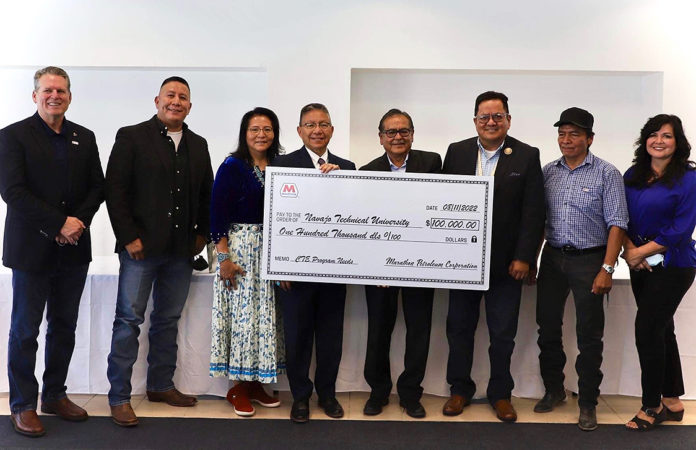 Navajo Technical University donation