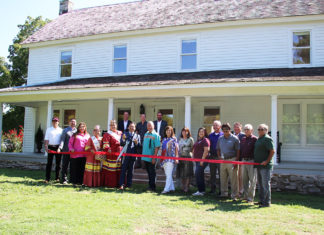 Cherokee Nation Celebrates Grand Opening of Fully Restored Saline Courthouse Museum Saline Courthouse Ribbon Cutting