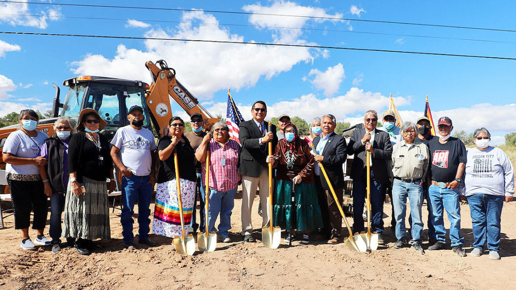 Navajo Leaders Celebrate Groundbreaking of Nazlini Senior Center