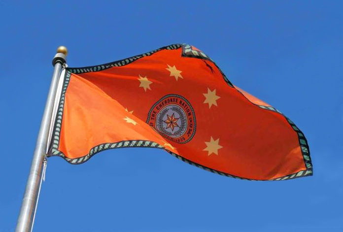 Cherokee Nation Flag REVR