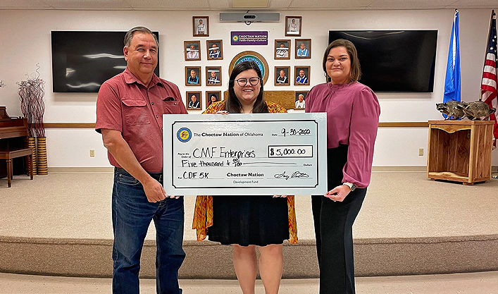 Donation from Choctaw Enterprises CMF