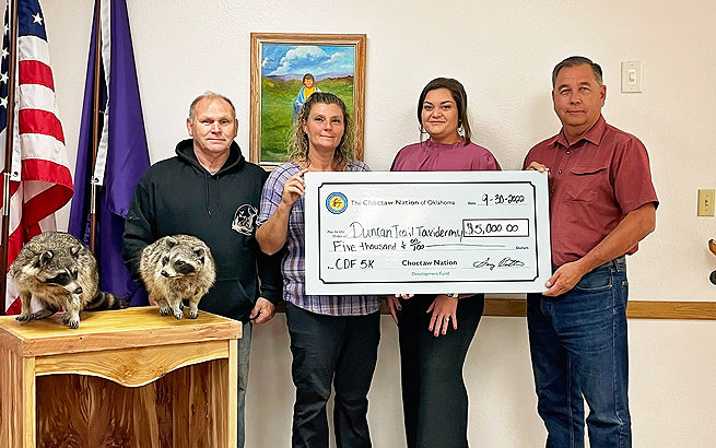 Choctaw Duncan Trail Donation