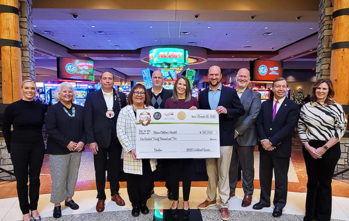 Four Winds Invitational Check Presentation Four Winds Invitational Check Presentation