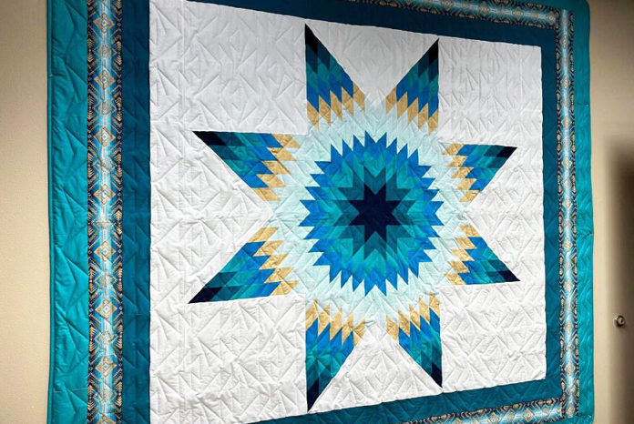 CRYP Lakota star quilt