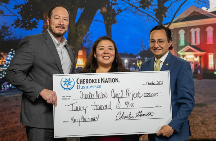 Cherokee Nation Angel Project donation Cherokee Nation Angel Project donation