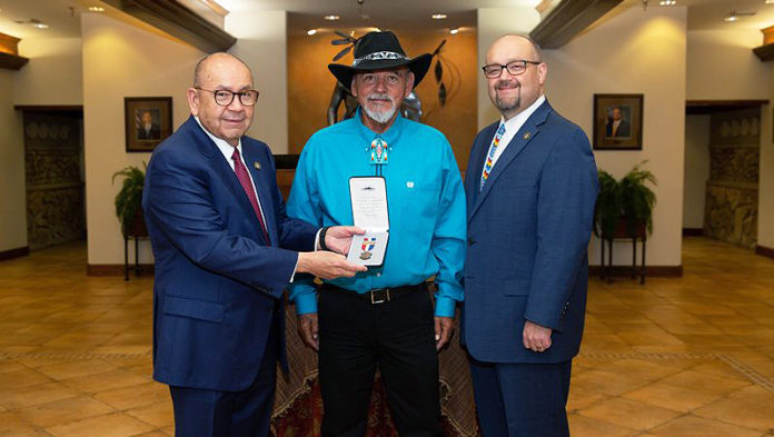 Chickasaw Nation USS Arizona Medal of Freedom Chickasaw Nation USS Arizona Medal of Freedom