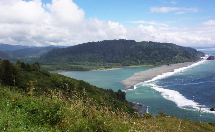 Klamath River estuary