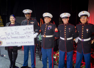 Santa Ynez Chumash Presents $25,000 Donation to Local Toys for Tots Campaign Santa Ynez Chumash Toys for Tots