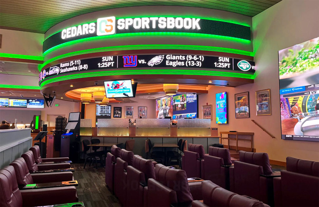 7 Cedars To Open Cedars Sportsbook Indian Gaming
