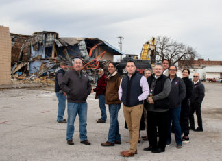 Demolition Begins To Construct New Osage Nation Health Care Facility Osage Nation Wahzhazhe Health Center Demolition