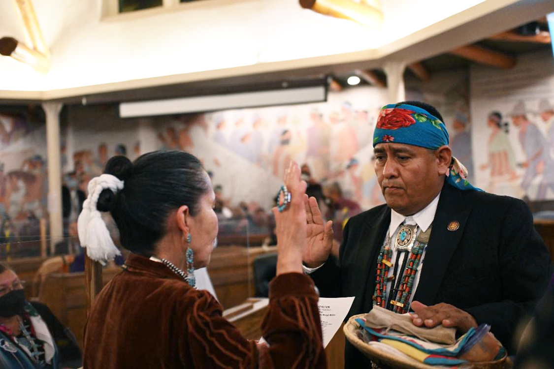 25th Navajo Nation Council Takes Oath of Office During
Inauguration Ceremony