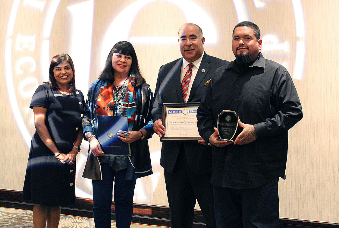San Manuel Band of Mission Indians Receives 2023 Inland
Empire “Business of the Year” Award