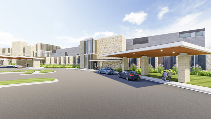 Chickasaw medical center rendering