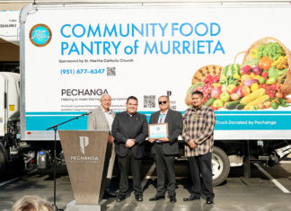 Pechanga Donates Refrigerated Truck to Community Food Pantry of Murrieta Pechanga food truck donation