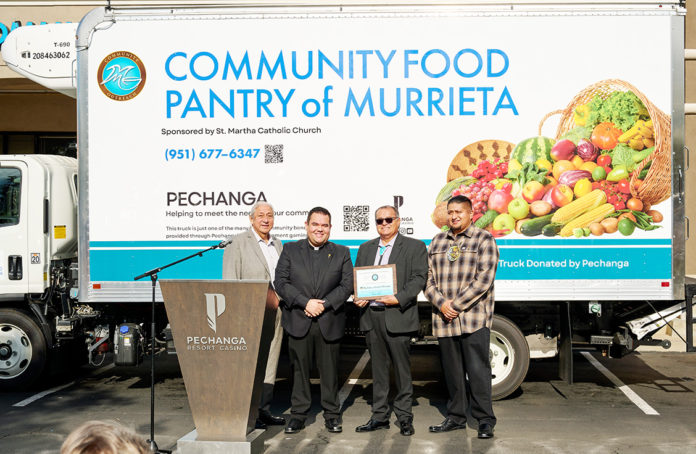 Pechanga food truck donation