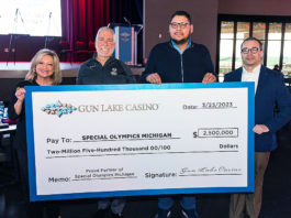 Gun Lake Provides $2.5M Sponsorship for Special Olympics Michigan Athletic Facility Gun Lake Michigan Special Olympics