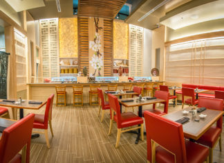 Potawatomi Casino Hotel’s Popular Sushi Bar Reopens at RuYi Restaurant RuYi Restaurant Interior