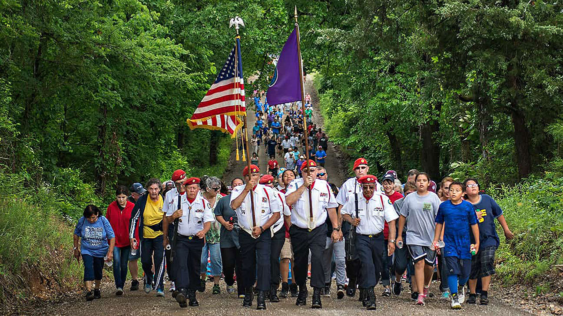 Choctaw Trail of Tears Memorial Walk Returns Indian Gaming